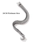 Unisex Stainless Steel Cuban Link Chain Bracelet - 18K Gold Plated, Heavy Metal, Waterproof Bijoux for Men and Women