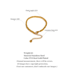 Polished Square Beads Stainless Steel Bracelet: Handmade, Stylish, High-Quality, Trendy, Waterproof Jewelry, Brand Bijoux