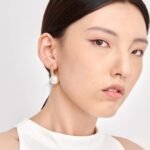 Round Hoop Earrings: Stainless Steel, Elegant Imitation Pearls, 18K, High-Quality Women's Jewelry Party Gift