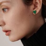 Heart Stud Earrings: Acrylic Shell, Stainless Steel Jewelry, Fashion Trendy Women's Earrings Gift