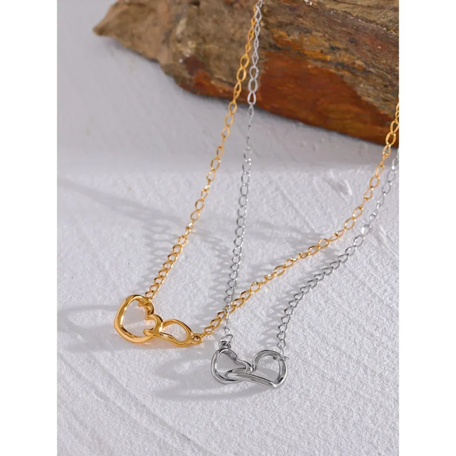 Heart Pendant Fashion Necklace - Won't Separate Cast, Durable Jewelry