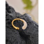 Chic Open Ring - Elegant Imitation Pearls, Golden Stainless Steel, Exquisite Fashion, Finger Jewelry for Women, Bijoux Femme