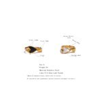 Golden Gala Gift - 2023 Stylish Heart Ring with Shell Acrylic, Stainless Steel, and Waterproof Metal Texture for Women