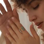 Bohemia Chic - Stainless Steel Summer Ring with Natural Turquoise Stone for Trendy and Affordable Open Finger Accessory in Woman's Jewelry