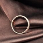 Elegant Bliss - Fashion Ring with Simple Rose Gold Color Design, Titanium Steel Engagement and Wedding Band for Women, Bague Femme