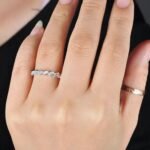 EleganceSpark - Trapezoid Channel AAA Cubic Zirconia Wedding Ring, Trendy Gold Color Copper Jewelry for Women, Bijoux Femme