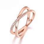 Geometric Chain Hiphop/Rock Rings Gold Color Bohemia Punk Ring Original Design Titanium Stainless Steel Women's Jewelry