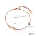 Infinite Eternity Charm Bracelet: Summer Style CZ Crystal Bangle