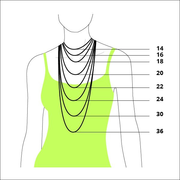 Necklace-Size Guide Women